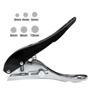 펀칭기 3mm 4mm 5mm 6mm 8mm 10mm 구멍 펀치 조리개 라운드 펜치 신용 인화지 카드 코너 펀처 플라이어 종이 커터