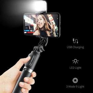 샤오미 셀카봉 무선 블루투스 LED 필 라이트 확장 삼각대 원격 셔터 포함 아이폰 삼성 1045mm