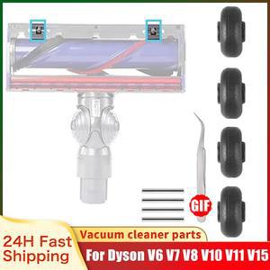 다이슨 호환호환 V6 V7V8 V10 DC58 DC62 다이렉트 드라이브 클리너 헤드용 교체용 열판 휠  소프트 롤러 맞