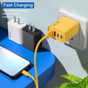Type-C 120W 고속 충전기 고속 3.0 USB 어댑터 2PD 4 포트 Xiaomi iphone 호환 16 Huawei 용 EU/US 플매트