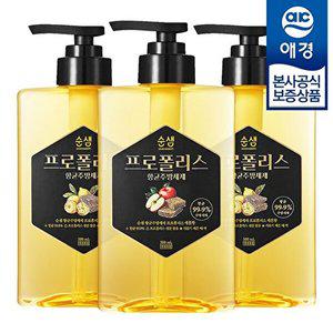 [애경]순샘 프로폴리스 항균 주방세제 500ml x3개