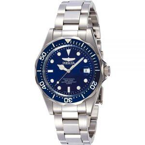 Invicta 프로다이버 남성용 손목시계 실버톤 9204 163454