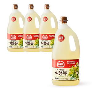 해표 식용유 1.5L x4개 / 유통기한:'25.12.26~26.01.20