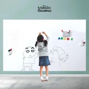 붙이는 자석 화이트보드 시트지 유광 900x1500