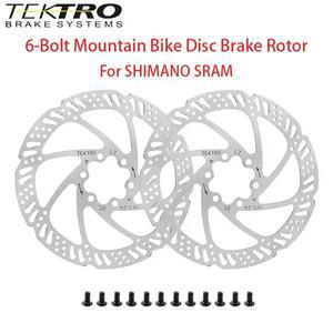 TEKTRO 자전거 브레이크 로터 산악 자전거 유압식 MTB 디스크 브레이크 로터 6 볼트 160mm