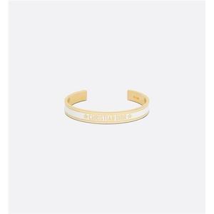 디올 Dior Code 뱅글 골드화이트 B1650ODELQ_D301