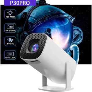 안드 11 160ANSI 듀얼 시네마 야외 네이티브 P30 4K 휴대용 HY300 업그레이드된 BT5 720P WIFI6