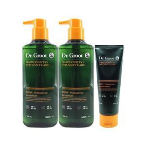 [홈쇼핑] 닥터그루트 밀도 케어 샴푸 400ml 2개+트리트먼트 200ml