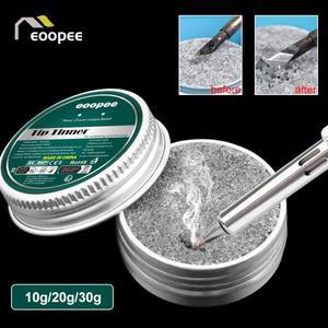 EOOPEE 납땜 인두 팁 리프레셔 Tinner Activator 클리너 BGA 수리 도구 6-90g