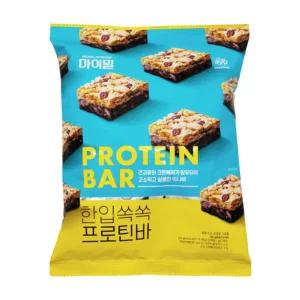 마이밀 한입쏙쏙 프로틴바 15개 1봉다이어트간식 에너지 고단백 헬스보충제