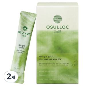 오설록 제주 TEA 말차 밀크티 2개 10개입 20g