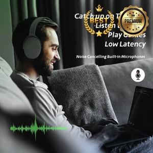 전화 헤드셋 P2961 무선 블루투스 헤드폰 오버이어 HIFI 스테레오 트루 스포츠 포함 TF/AUX 타입 C 음악 마