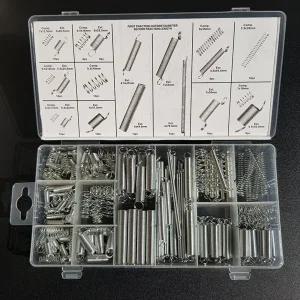 용수철 스프링 200PCS DIY재료 체결용품 압축 다용도 저울 인장 디지털 키트 과학 코일 물리