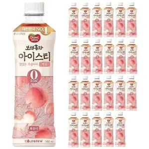동원 보성홍차 아이스티 제로 복숭아 500ml x 24PET