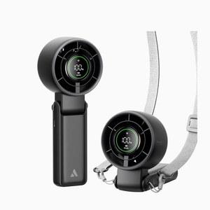 Aecooly 3 IN 1 휴대용 선풍기, USB 충전식 미니 개인용 [최대 냉방 시간 22시간], 여행용 배터리 구동 소형 접이식 포켓, 여름용, 여성, 소녀용 선물 -블랙