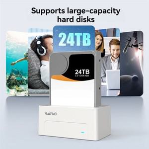 MAIWO HDD 케이스 2.5/3.5인치 SAS 외장 하드 드라이브 인클로저 SSD 디스크 SATA to USB 3.0 도킹 스테이