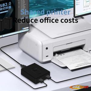 호환 USB 3.0 KVM 스위치 1x2/2x1 USB 허브 양방향 USB2.0 스위처 USB3.0 익스텐더 PC 키보드 마우스 프린