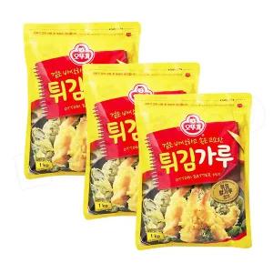 오뚜기 겉은 바삭하고 속은 고소한 튀김가루 1kg x3개