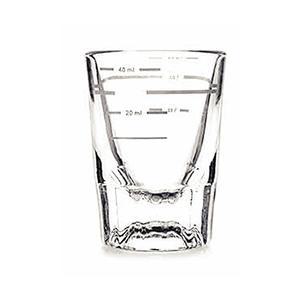 A1WCE2EB5 잔 유리 커피 3줄 샷 X3개 글라스 눈금 40ml 1oz 에스프레소