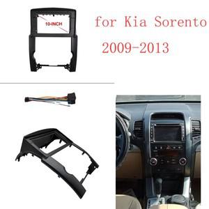 10 inch Car Radio Fascia for Kia Sorento 2009 2013Special Dash Trim Kit Frame Panel GPS Navigation R