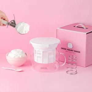 [25년형] 클래파 유리소재 대용량 유청분리기 1.8L 그릭요거트 메이커
