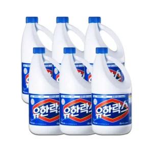 유한락스 레귤러 2L 6개