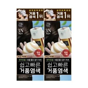올뉴 쉽고빠른거품염색 3N 흑갈색 2개 824871