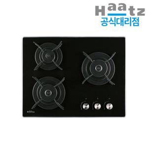 하츠 빌트인 가스레인지 3구 GC-3606EDBH 가스쿡탑 매립형