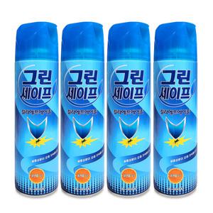 일명제약 그린세이프 킬라에프 에어졸 400ml 4개 모기 바퀴벌레