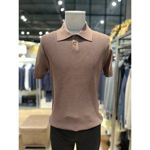 [킨록바이킨록앤더슨](신세계 사우스시티)S/S  쿨소재 브라운 카라니트