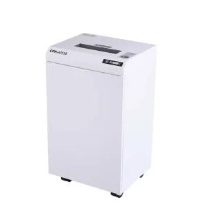 국산 대형 스틸 저소음 미세꽃가루 문서세단기 CPK-A1538 A4 15매 38L 2x10mm DIN66399 P-5 분리형 박스 파지함