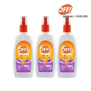 오프 모기기피제 177ml X 3 모기퇴치제 진드기퇴치제