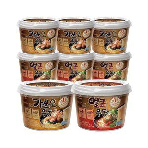 CJ 가쓰오 우동 한그릇 x4개+얼큰우동 한그릇 x4개