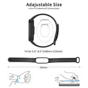 스마트 워치 시계 액세서리 스트랩 밴드 샤오미 호환 미 7 6 5 4 3 실리콘 팔찌 손목 MiBand 3/4 band5 ban
