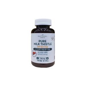 내추럴이믹스 퓨어 밀크씨슬 700mg x 180입