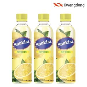 광동 썬키스트 레몬에이드 500ml x 24개