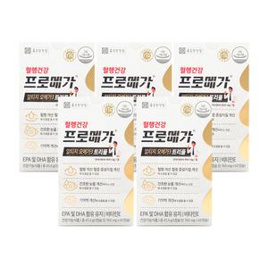 종근당건강 프로메가 알티지 오메가3 트리플 760mg x 60캡슐 x 5박스 /An