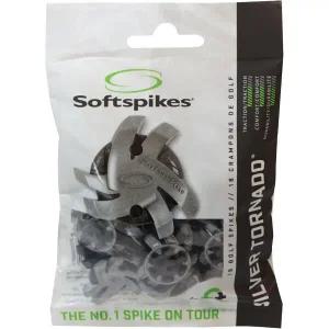 SOFTSPIKES 실버 토네이도 패스트 트위스트 3.0 골프 스파이크, 18 개