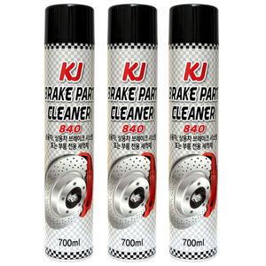 테온셀 KJ 브레이크 파츠 클리너 세척제 700ml 3개