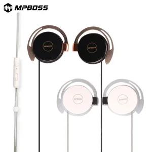 (블랙골드) 엠피보스 귀걸이형이어폰 MS-CLO11/줄긴/이어폰/핸드폰용/짹/케이블/휴댑폰/USB/버튼/단자/유선