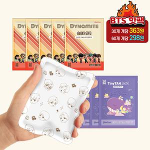 BTS 타이니탄 핫팩 30개 일반형 80g 국내생산 KCL 안정인증 캠핑 손난로