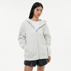 LAP로고자수 롱 후드집업 AP3CT860