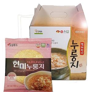대용식 오성푸드 밥 노인 현미누룽지 150gx10봉 쌀밥
