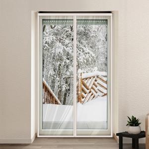 단열 소 외풍 PVC 막 우레탄 방풍비닐 자석 90x210 방문용 필름 보온 방풍커튼 투명 방한 바람막이 커텐