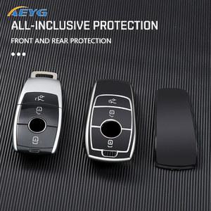 TPU 자동차 원격 키 케이스 커버, 메르세데스 벤츠 A C E S G 클래스 GLC CLE CLA GLB GLS W177 W205 W213 W222 X167 AMG 액세서리