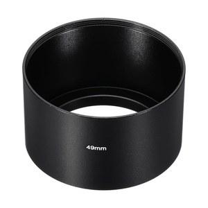 패티킬 49mm 렌즈 후드, 카메라 렌즈용 롱 포커스 프로스팅 표면 반사 방지 인사이드 니콘용 블랙, 후지필름용, 펜타스용, 라이카용