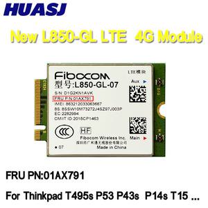 무선 Fibocom L850-GL M.2 카드 4G LTE 레노버 Thinkpad T495s P53 P43s T14 P14s T15 T14s X13 P15s L14 L