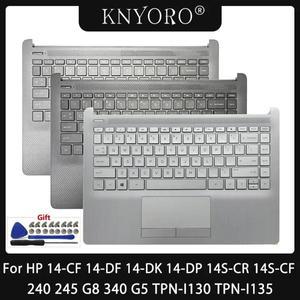 노트북 팜레스트 상단 케이스 미국 스페인 키보드 호환 hp 14-CF 14-DF 14-DK 14-DP 14S-CR 14S-CF 240 245