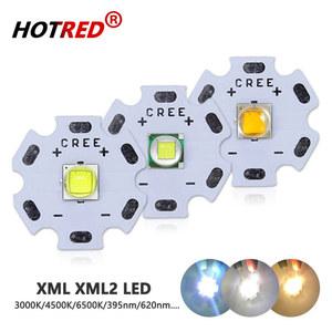 XML2 5050 스톱 고출력 적색 LED ALN 5W 차량 T6 자동차안개등