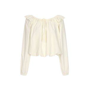 [르샵] 밴딩 크롭 오프숄더 프릴 블라우스 SP2BL370_P387809137
